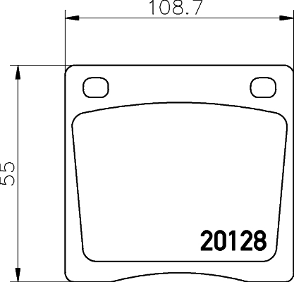 Remblokset Mintex MDB1107