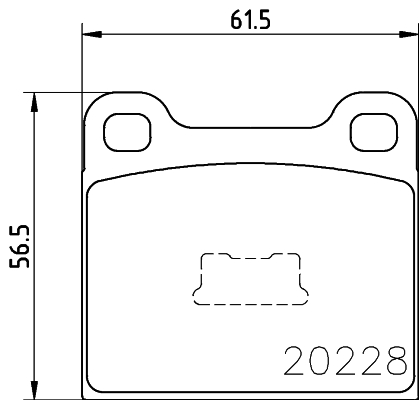 Remblokset Mintex MDB1081