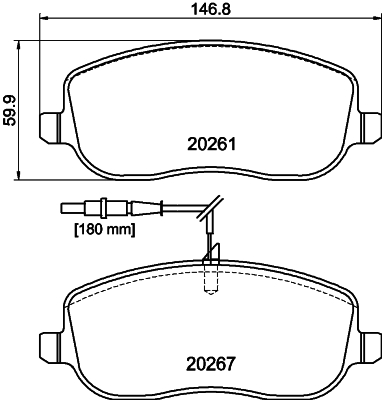 Remblokset Mintex MDB2531