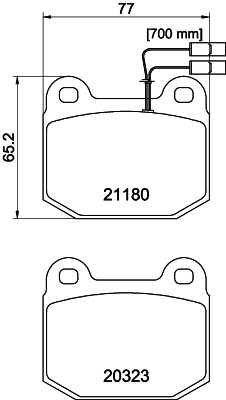 Remblokset Mintex MDB1301