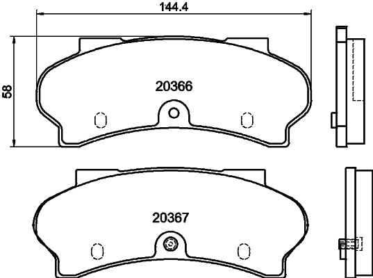 Remblokset Mintex MDB1086