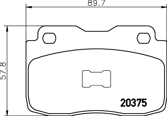 Remblokset Mintex MDB1256