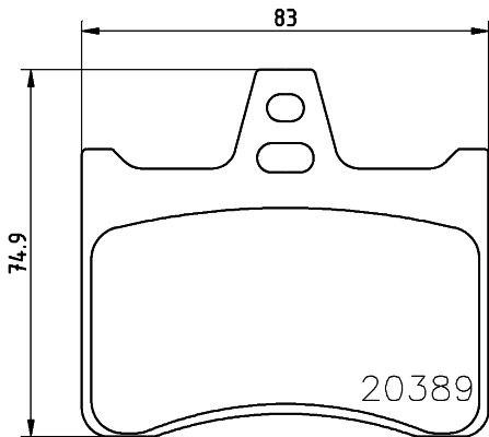 Remblokset Mintex MDB1135