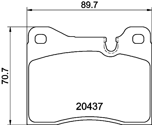 Remblokset Mintex MDB1115