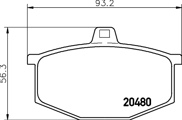 Remblokset Mintex MDB1118