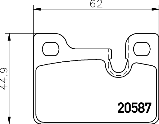 Remblokset Mintex MDB1154