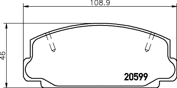 Remblokset Mintex MDB1149