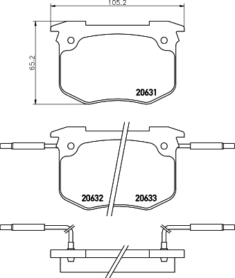 Remblokset Mintex MDB1315