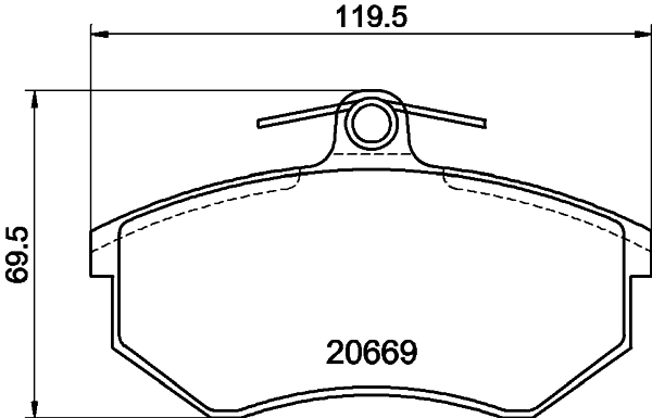 Remblokset Mintex MDB3405