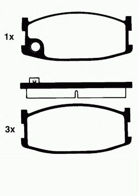 Remblokset Mintex MDB1157