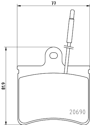 Remblokset Mintex MDB1206