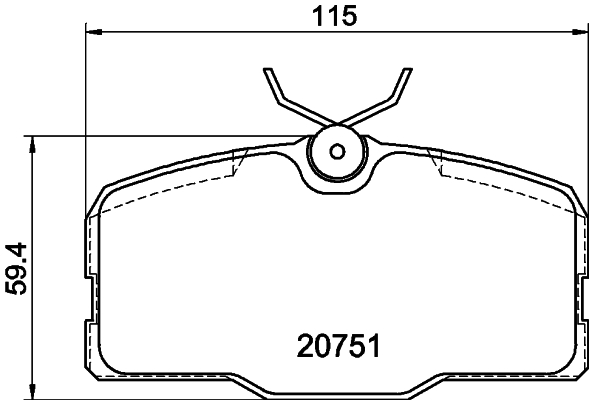 Remblokset Mintex MDB1263