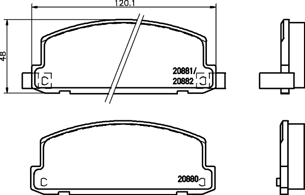 Remblokset Mintex MDB1397