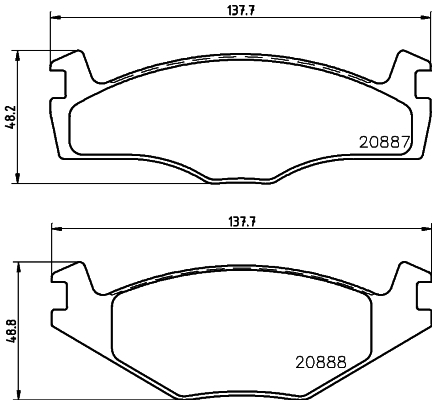 Remblokset Mintex MDB1793