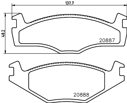 Remblokset Mintex MDB1267