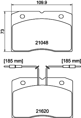 Remblokset Mintex MDB1307