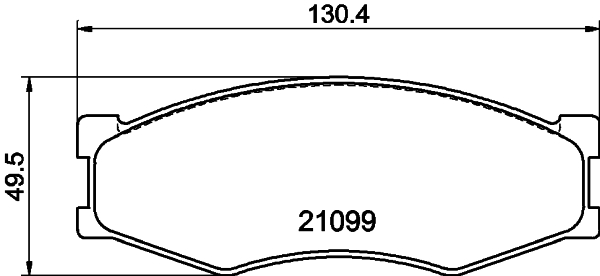 Remblokset Mintex MDB1279