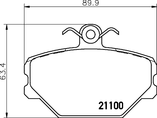 Remblokset Mintex MDB1606