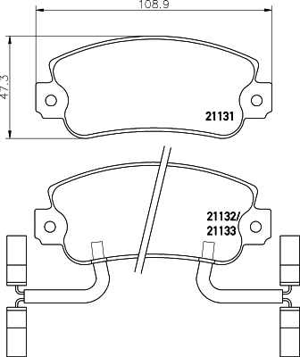 Remblokset Mintex MDB1356