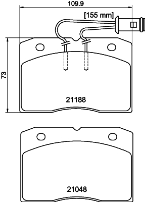 Remblokset Mintex MDB1524