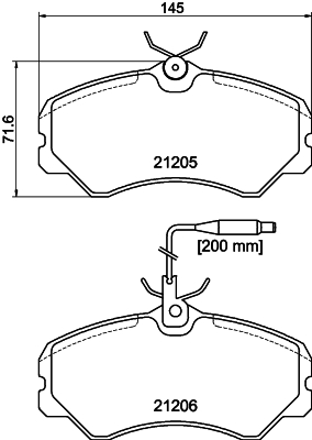 Remblokset Mintex MDB1388