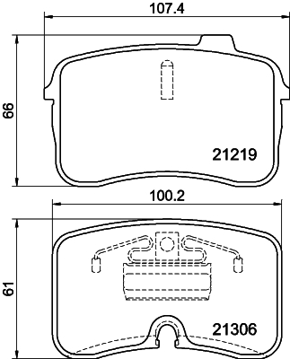 Remblokset Mintex MDB1517