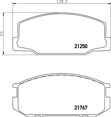 Remblokset Mintex MDB1226