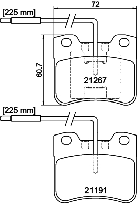 Remblokset Mintex MDB1557