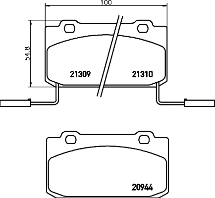 Remblokset Mintex MDB1636