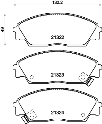 Remblokset Mintex MDB1374