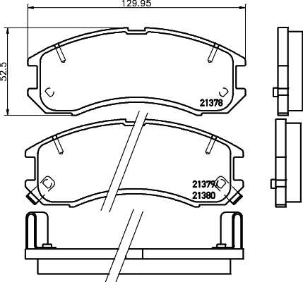 Remblokset Mintex MDB1441