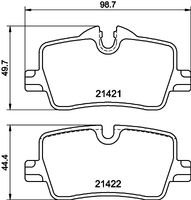 Remblokset Mintex MDB4271