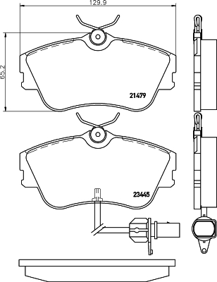 Remblokset Mintex MDB2177