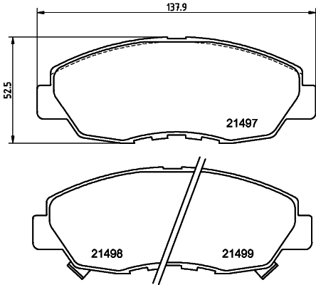 Remblokset Mintex MDB1533