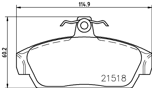 Remblokset Mintex MDB1419