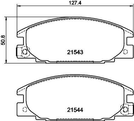 Remblokset Mintex MDB1421