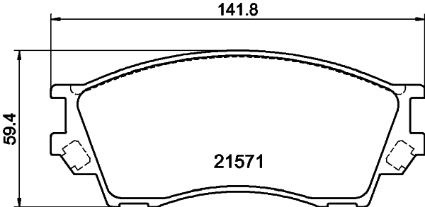 Remblokset Mintex MDB1756