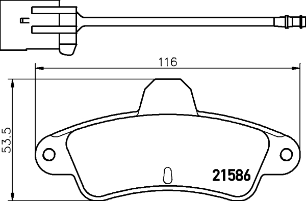 Remblokset Mintex MDB1588