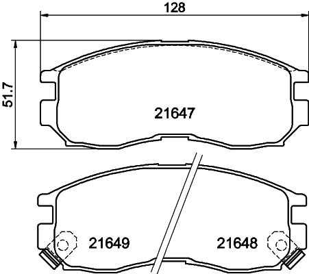 Remblokset Mintex MDB1509