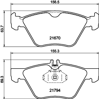 Remblokset Mintex MDB1871