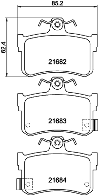 Remblokset Mintex MDB1673