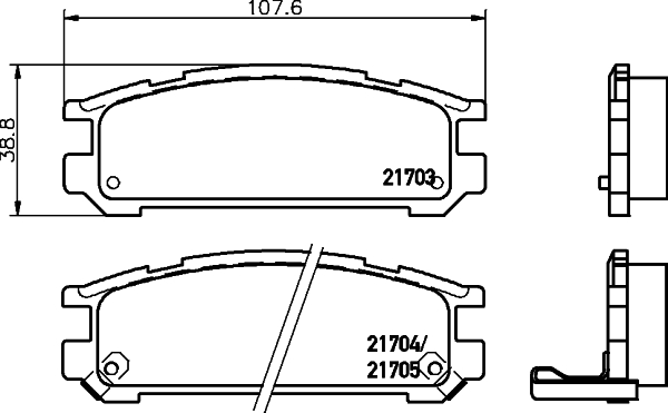 Remblokset Mintex MDB1497