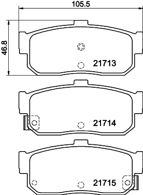 Remblokset Mintex MDB1707