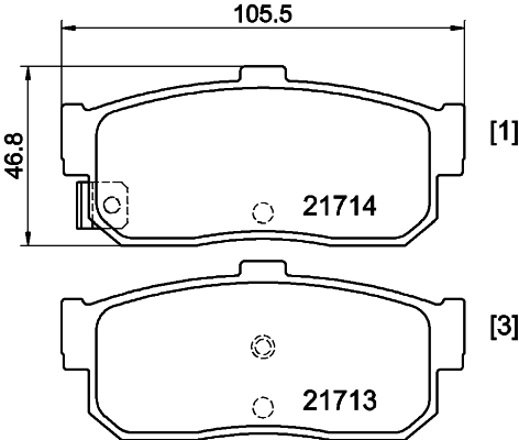 Remblokset Mintex MDB3828