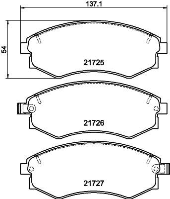 Remblokset Mintex MDB2744