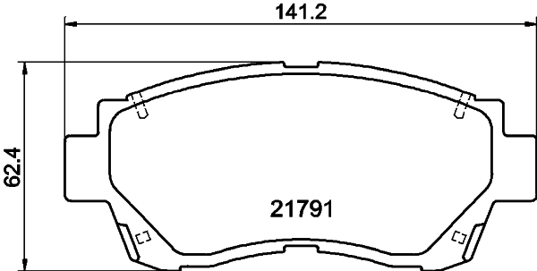 Remblokset Mintex MDB1578