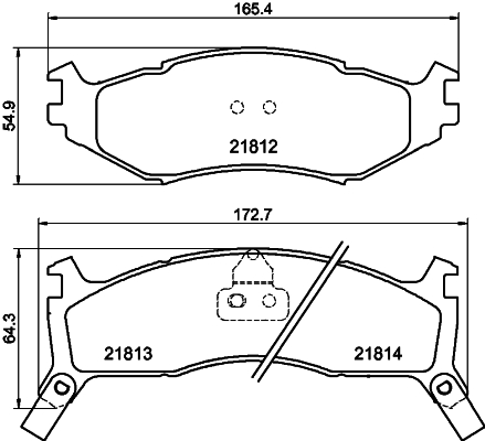 Remblokset Mintex MDB1789