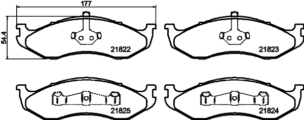 Remblokset Mintex MDB1769