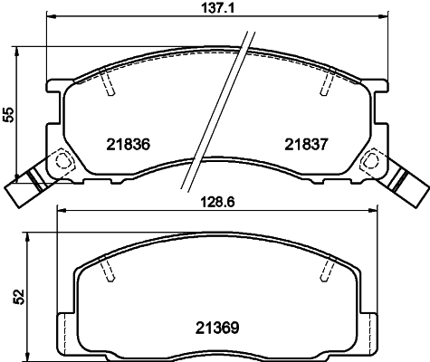 Remblokset Mintex MDB1545