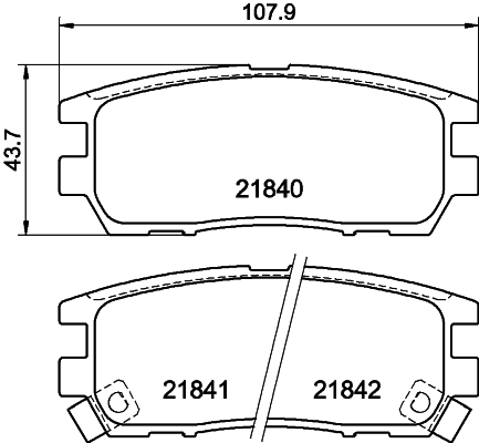 Remblokset Mintex MDB1646